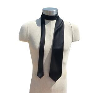 Daniel Cremeiux Black Tie, 100% Silk, Hand Made in the USA 3.75 Inches Wide